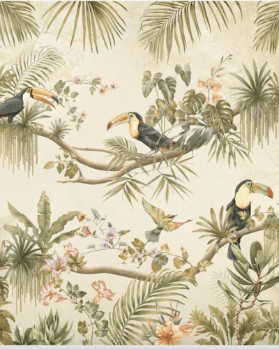 Parrot Friends, Sepia, Photowall