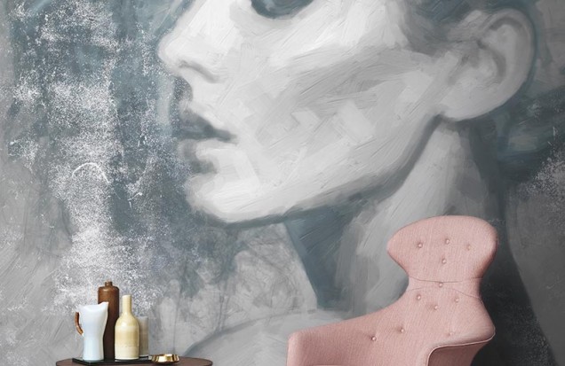 Contemporary Wall Mural Juliet, Idea Murale