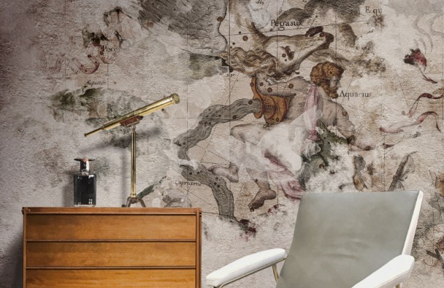 Contemporary wall mural Astro, idea murale
