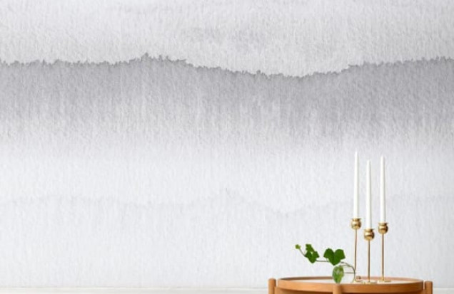 Washable wallpaper Gryning Grey, Sandberg
