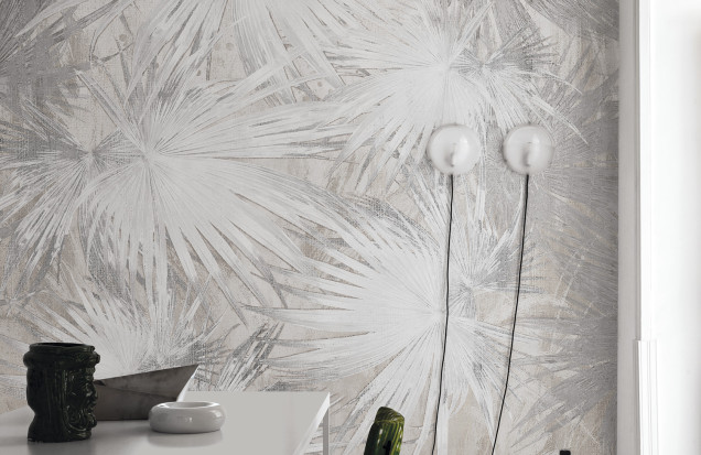Exclusive Wallpaper Mural / Just Breathe Re-Edition (grey), Londonart