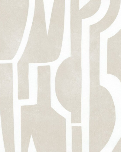 Bold Contour - Beige, Photowall
