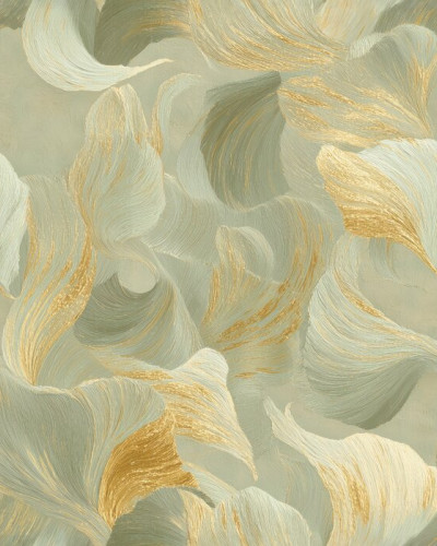 Rhythmic Curves, Large, Sage, Photowall