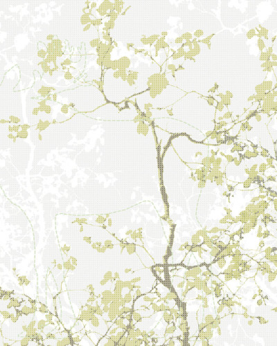Fototapet Photowall PHW-E19523. Conține culorile: Bej, Bej Verzui, Alb, Alb Semnal, Verde, Verde Ferigă, Gri, Gri Agat, Verde, Verde-Gri