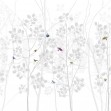 Madame de Pompadour, Silver, Photowall