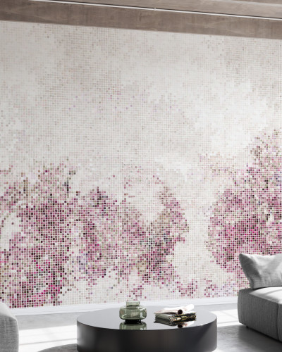 Fototapet Photowall PHW-E21509. Conține culorile: Violet, Violet Bordeaux, Alb, Alb Trafic, Violet, Violet Erica, Roz, Roz Deschis, Albastru, Albastru Noapte