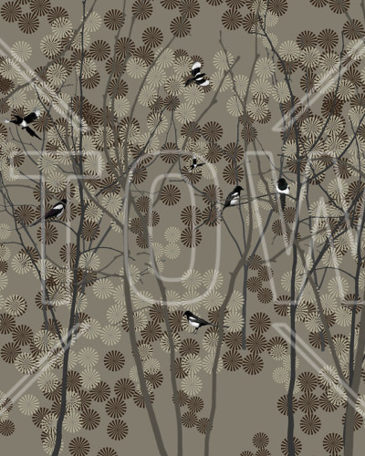 Fototapet Photowall PHW-E21771. Conține culorile: Gri, Gri Șoarece-Perlă, Verde, Verde Monoton, Gri, Gri Pietricică, Albastru, Albastru Safir