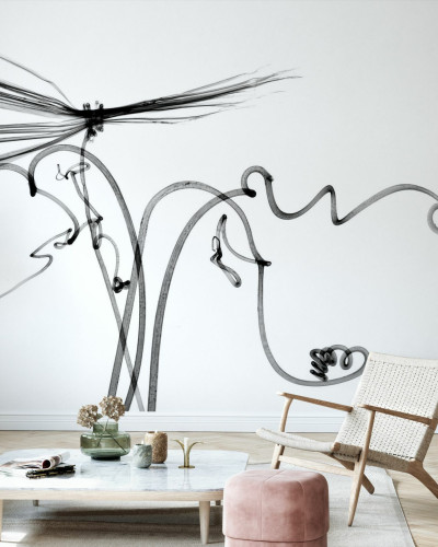 Tapet Dragonfly, abstract minimalist, modern, design artistic