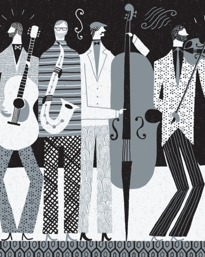 Tapet The Band, Black and White