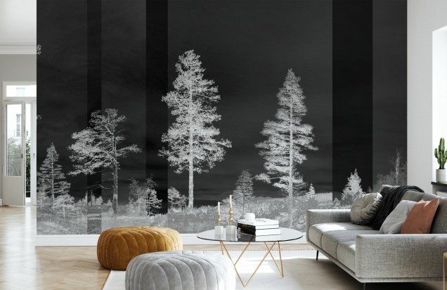 Panorama, Black, Photowall Wallpaper