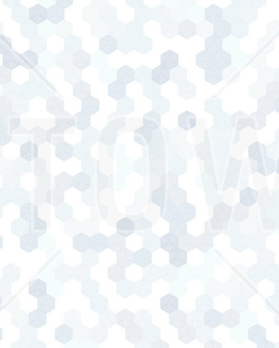 Tapet hexagonal albastru cu model geometric minimalist