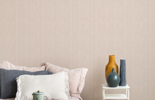 Linen Pink Phototapete, Photowall