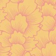 Mostly Coral Pink on Yellow, Photowall