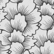 Mostly Coral Black on Grey, Photowall