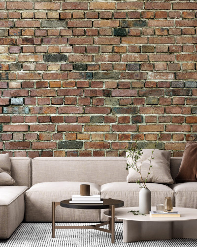 Tapet cu aspect de perete din cărămidă, Stockholm Brick Wall