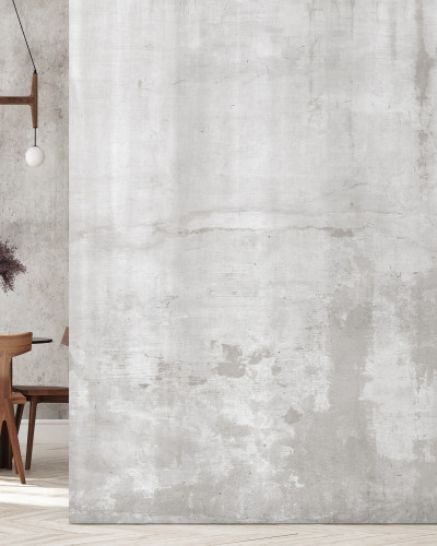 Tapet cu aspect industrial modern, Weathered Concrete Wall, Light, cu textura autentică a betonului uzat, perfect pentru living, dormitor.