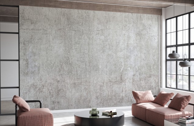 Industrial Concrete Wall Wallpaper, Photowall