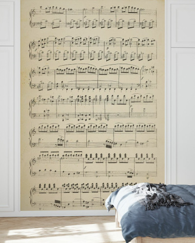 Tapet cu note muzicale, Musical Notes part 1.