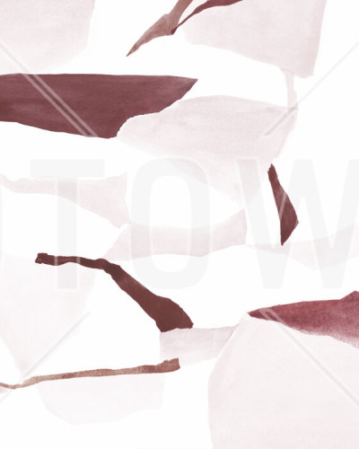 Tapet abstract cu nuanțe de bordo și roz pal, design minimalist, perfect pentru living, dormitor, hol sau birou.