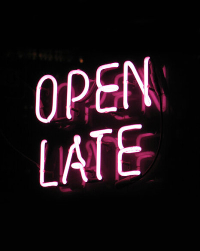 Tapet cu design modern și urban, Open Late