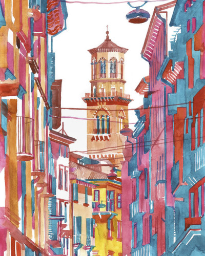 Fototapet Verona Street