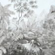 Tangled Jungle, Blue Monochrome, Photowall