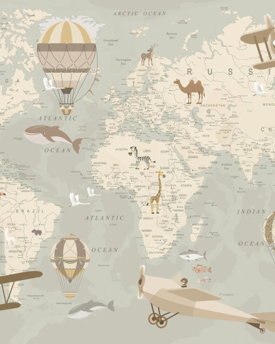 Explorer Map, Photowall