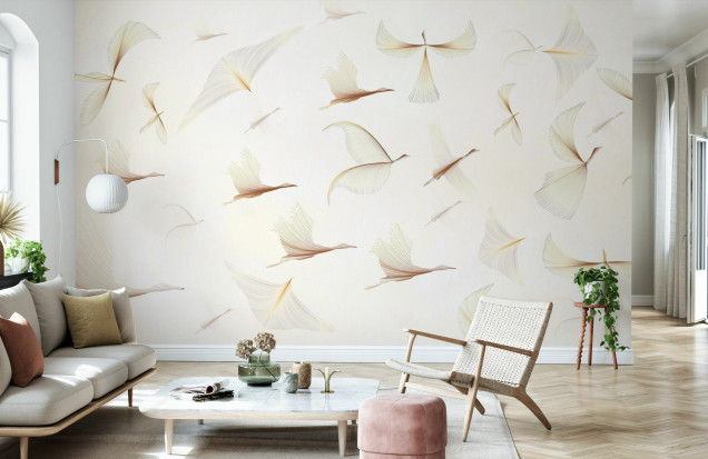 Dreamy Birds Wallpaper, Photowall