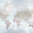 World Map, Bright, Photowall