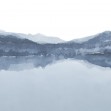 Watercolor Landscape III, Shades of Blue, Photowall