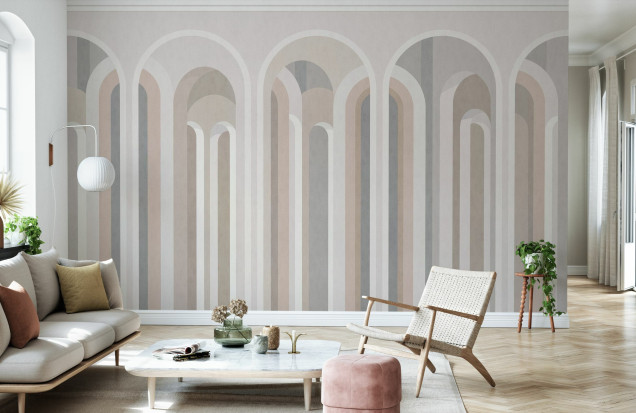 Wallpaper with Elegant Arches