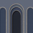 Arch Adornment, Blue, Photowall