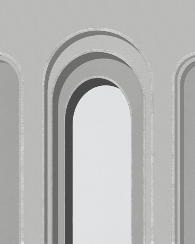 Arch Adornment, Gray, Photowall