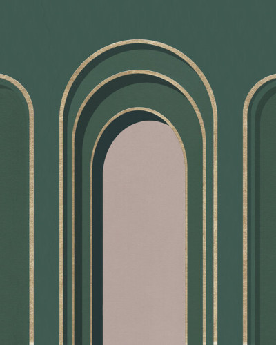 Arch Adornment, Green, Photowall