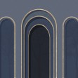 Arch Adornment with Trees, Blue, Photowall