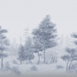 Bohemian Forest, Blue, Photowall