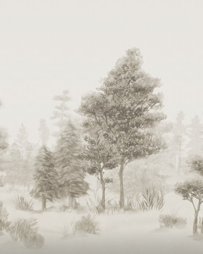 Bohemian Forest Sepia wallpaper