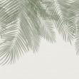 Hanging Palm Leaves, Beige-Green, Photowall