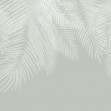 Hanging Palm Leaves, Green-White, Photowall