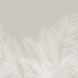 Swaying Palm Leaves - Beige-White, Photowall