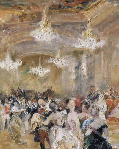 Tapet cu design clasic, pictură cu un bal în palat, tapet Ball in Palace