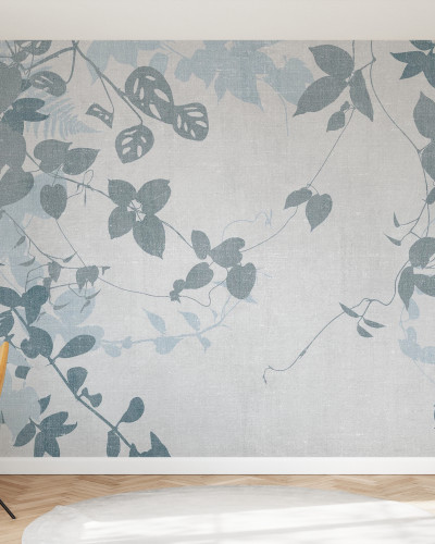 Fototapet cu design botanic 