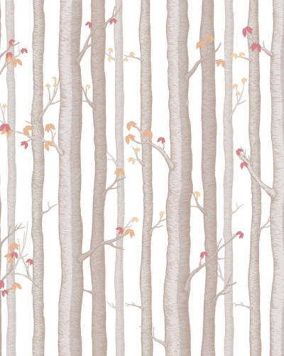 Tapet cu copaci, Trees and Trees II, tapet modern pentru dormitor