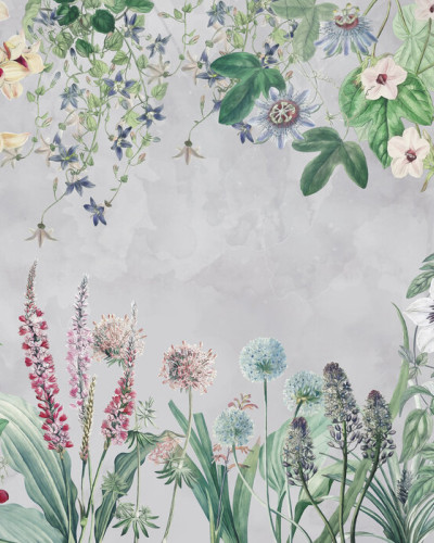 Fototapet cu motiv floral, grădină suspendată