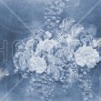 Florial, Blue, Photowall
