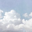 Fluffy Sky, Blue, Photowall