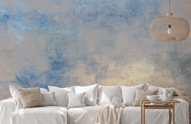 Fototapet A Glimpse of Blue - Decor Abstract