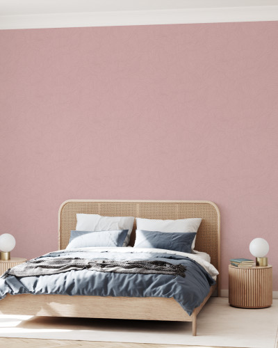 Tapet dormitor Rose, Lenient Pink, cu un design delicat si modern.