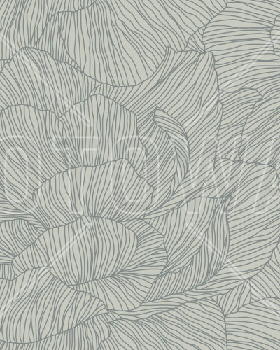 Fototapet cu flori delicate Rose, Winter Spruce, design modern