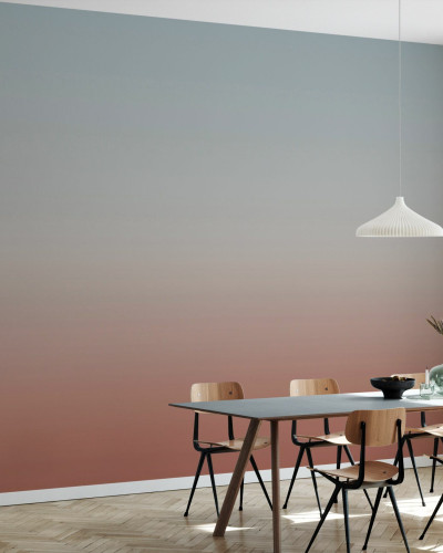 Wallpaper modern cu nuante delicate de roz si gri, perfect pentru a crea o atmosfera relaxanta si primitoare.
